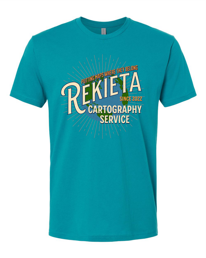 Rekieta Cartography short sleeve t-shirt